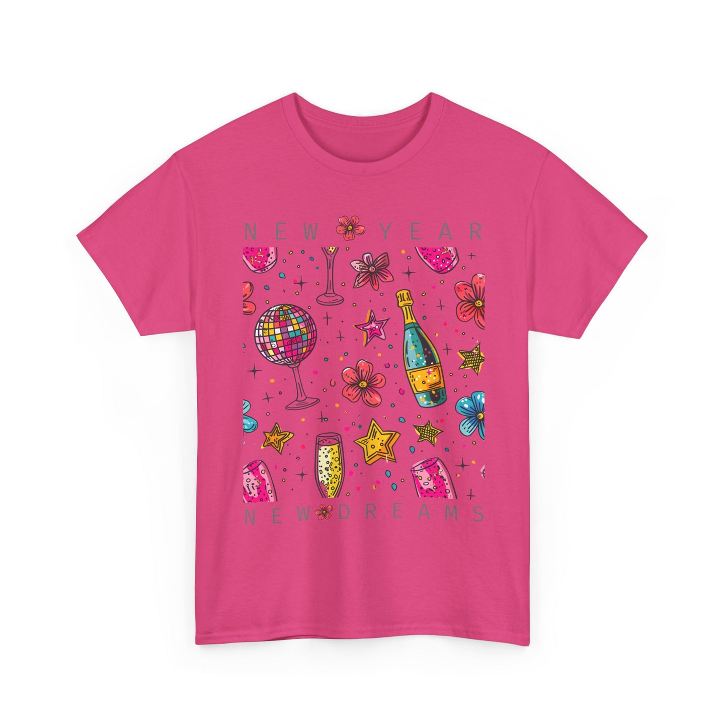 New Year Unisex Heavy Cotton Tee