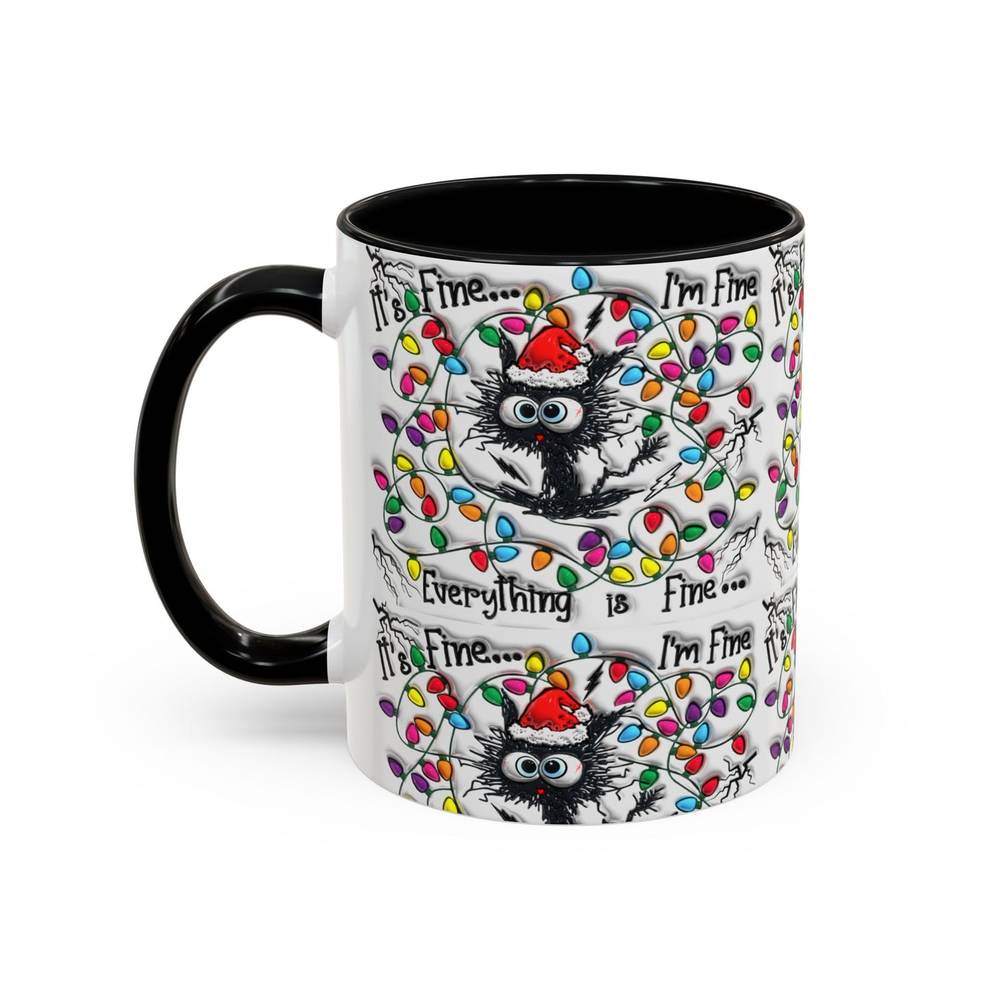 Christmas Accent Coffee Mug (11, 15oz)