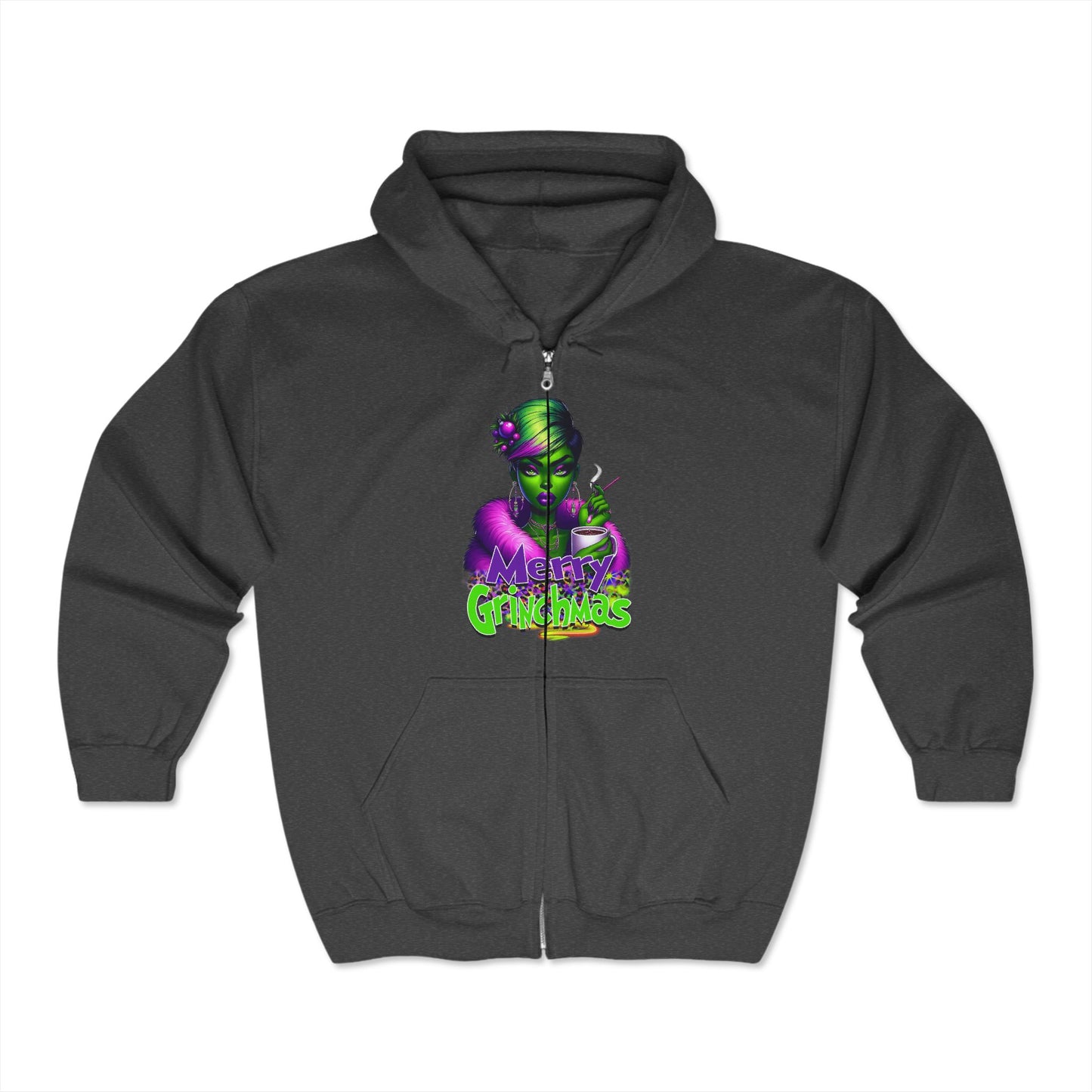 Christmas Unisex Heavy Blend™ Full Zip Hooded Sweatshirt
