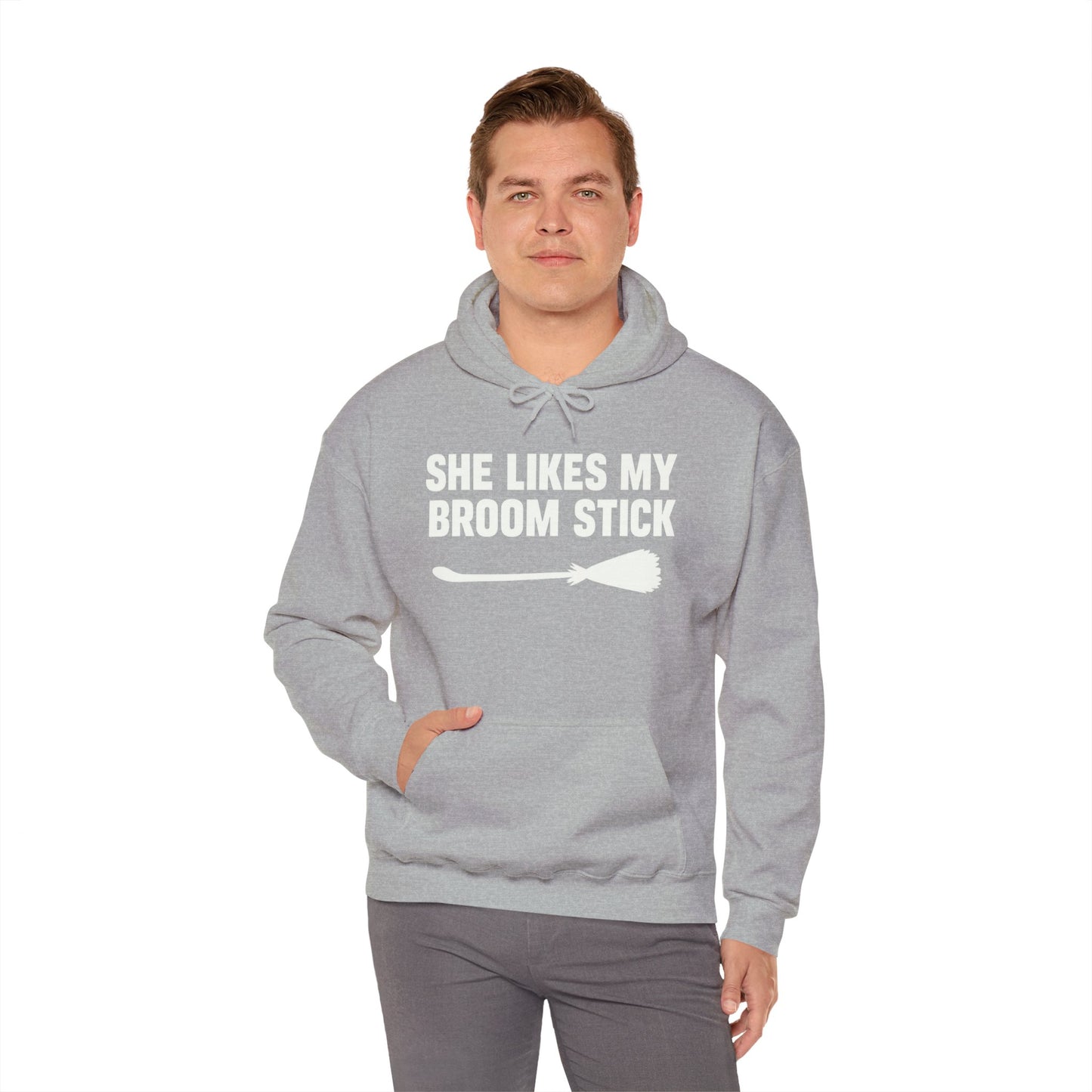 Funny Broomstick Sweatshirt for Witch Lovers, Halloween Hoodie, Unique Gift for Her, Cozy Unisex Sweater, Spooky Apparel