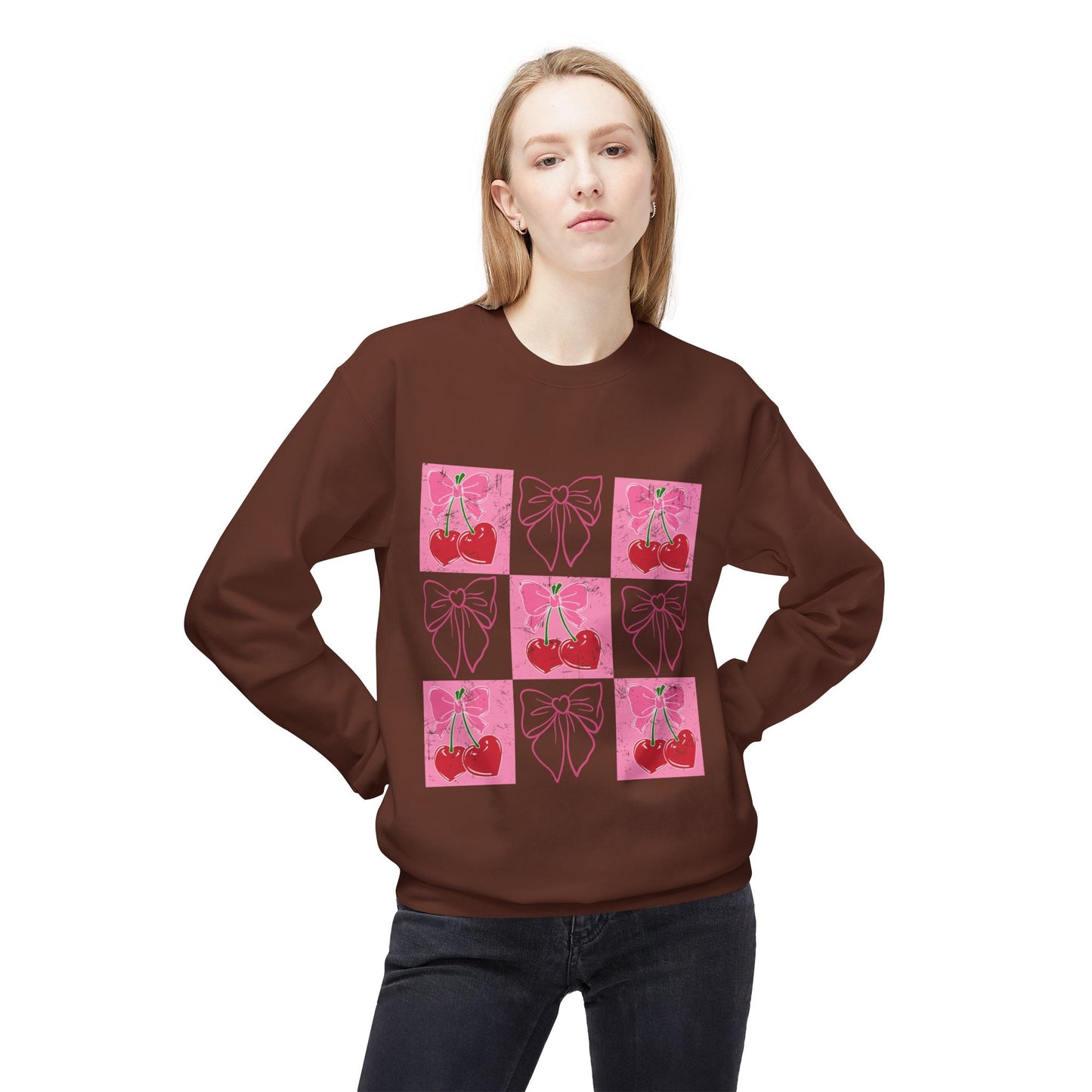 Valentines Unisex Midweight Softstyle Fleece Crewneck Sweatshirt