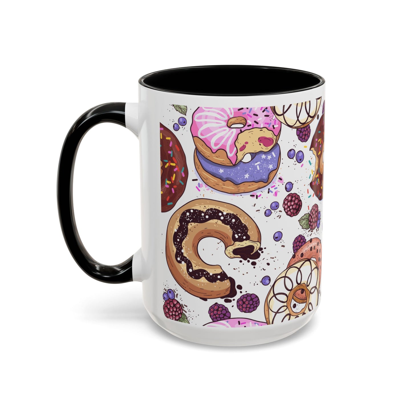 Doughnut Accent Coffee Mug (11, 15oz)