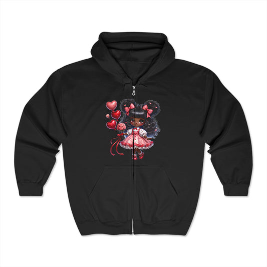 Valentines Unisex Heavy Blend™ Full Zip Hooded Sweatshirt