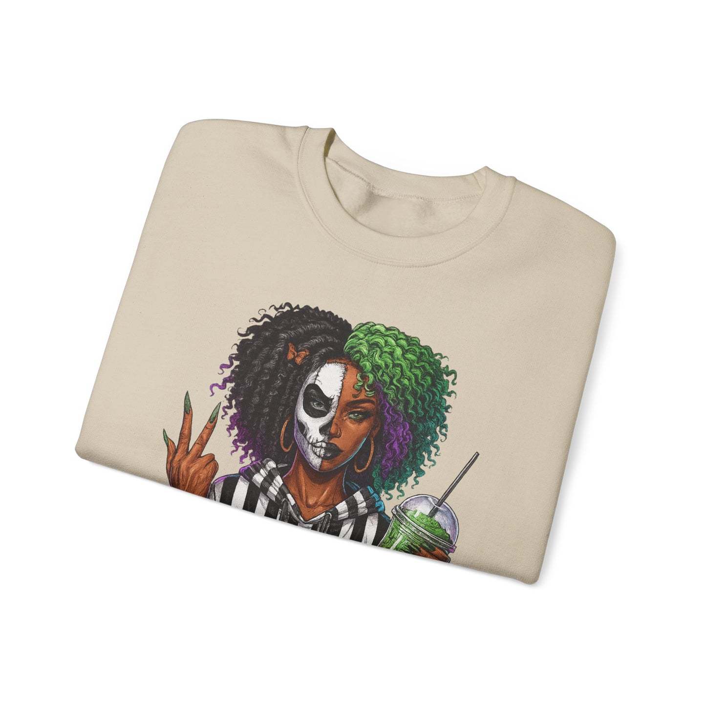 Vibrant Graphic Sweatshirt - Perfect for Creative Souls | Comfy Crewneck | Gift for Moms, Halloween, Trendy Outfits, Streetwear, Art Lovers