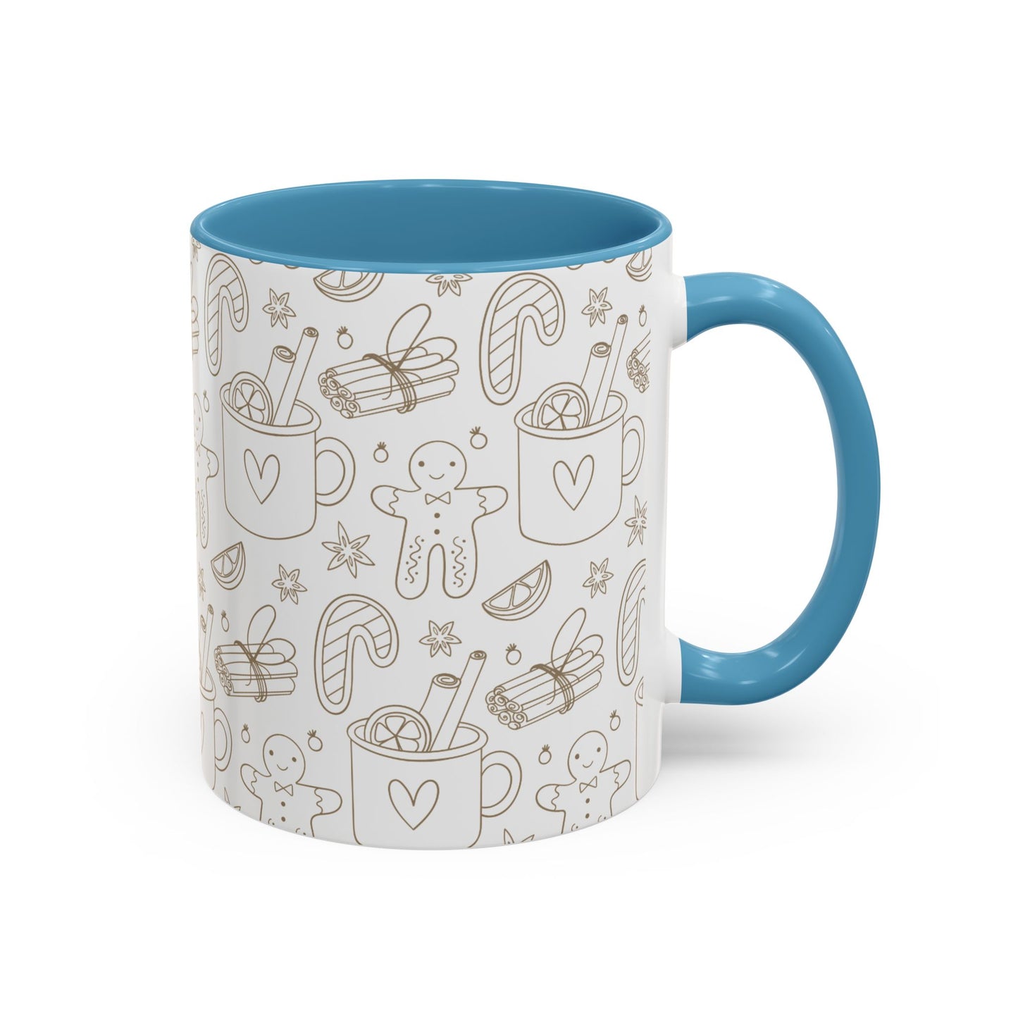 Christmas Accent Coffee Mug (11, 15oz)