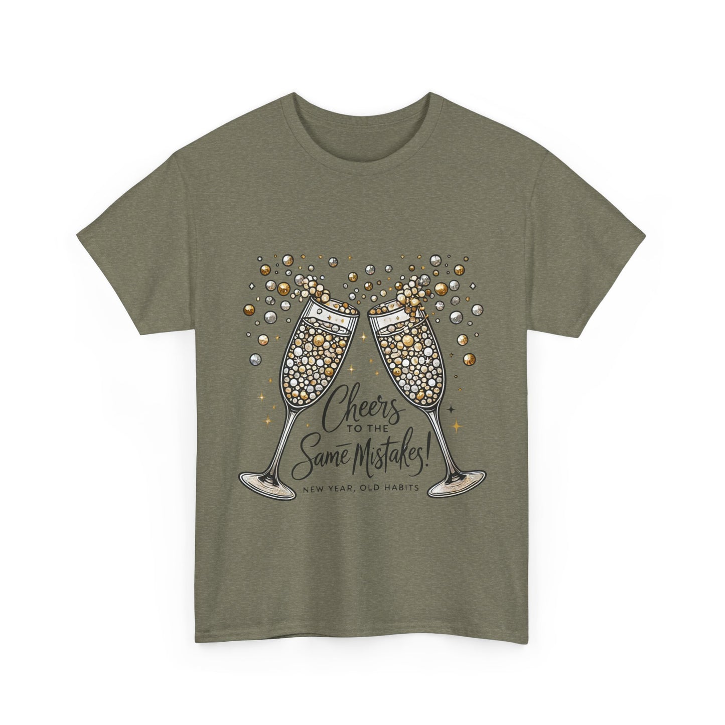 New Year Unisex Heavy Cotton Tee