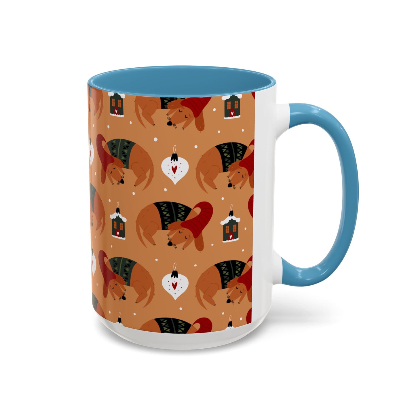 Christmas Accent Coffee Mug (11, 15oz)