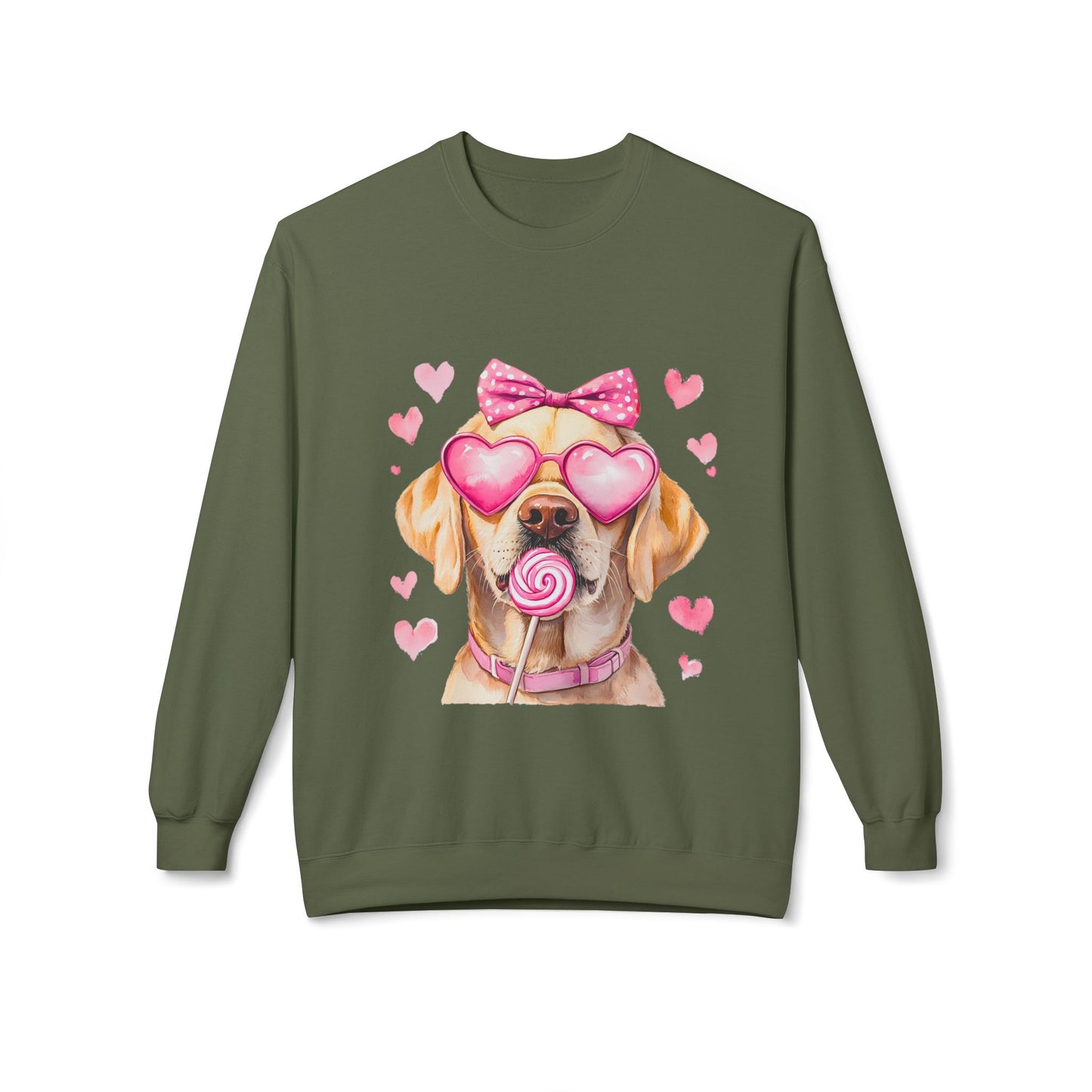 Valentines Unisex Midweight Softstyle Fleece Crewneck Sweatshirt