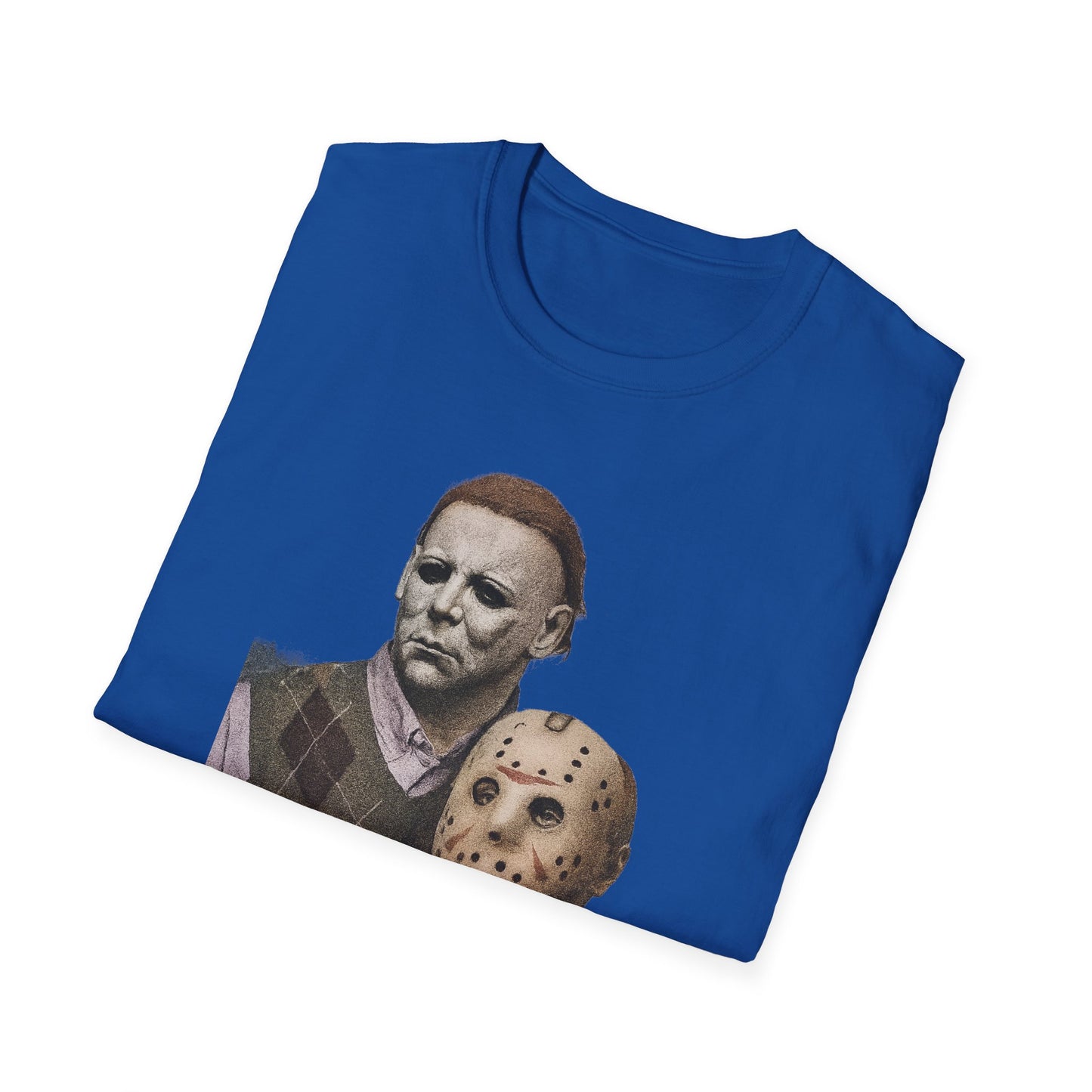 Horror Movie Character T-Shirt | Unisex Softstyle Tee, Scary Graphic Tee, Perfect for Halloween, Horror Fans, Movie Lovers