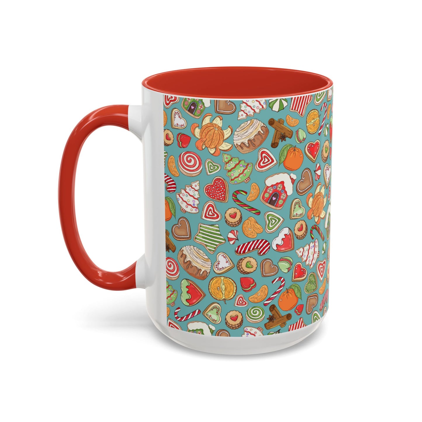 Christmas Accent Coffee Mug (11, 15oz)