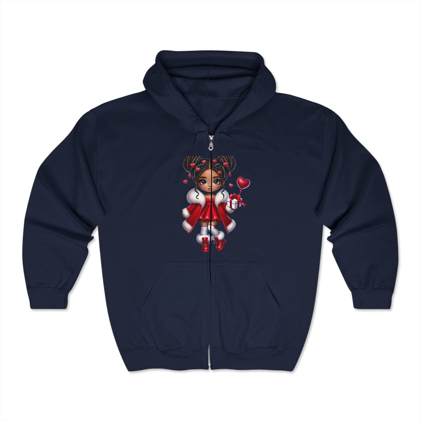 Valentines Unisex Heavy Blend™ Full Zip Hooded Sweatshirt