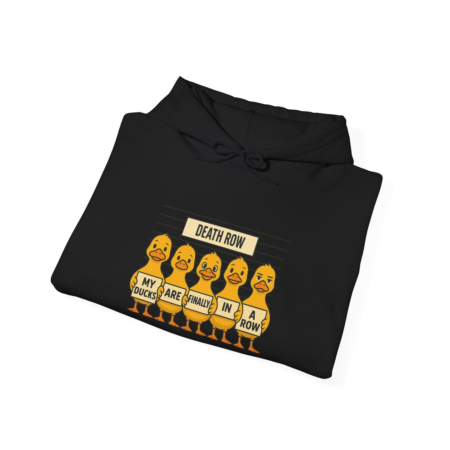 Funny Unisex Sweatshirt: Death Row Chickens, Gift for Animal Lovers, Cute Humor, Cozy Hoodie, Perfect for Casual Wear
