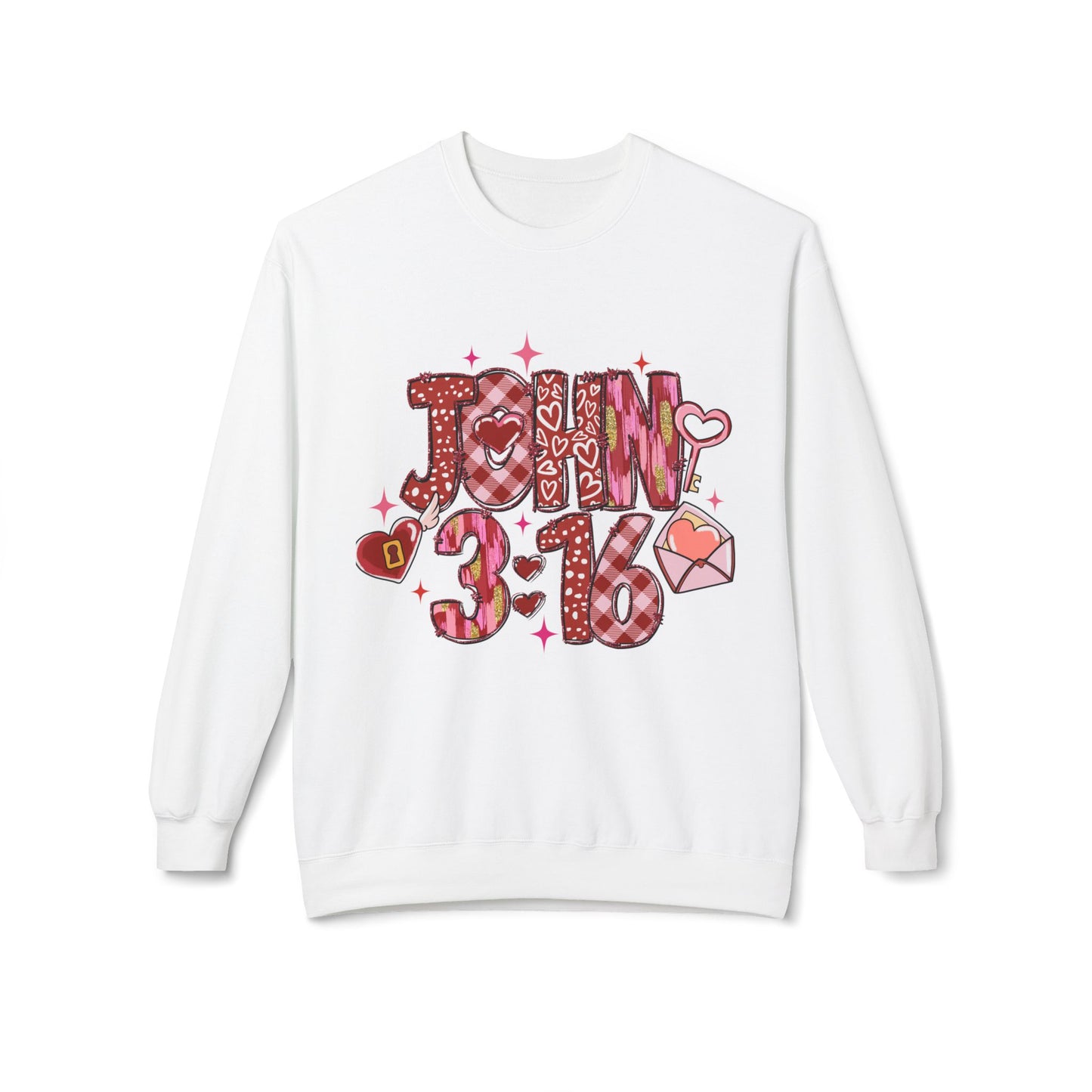 Valentines Unisex Midweight Softstyle Fleece Crewneck Sweatshirt