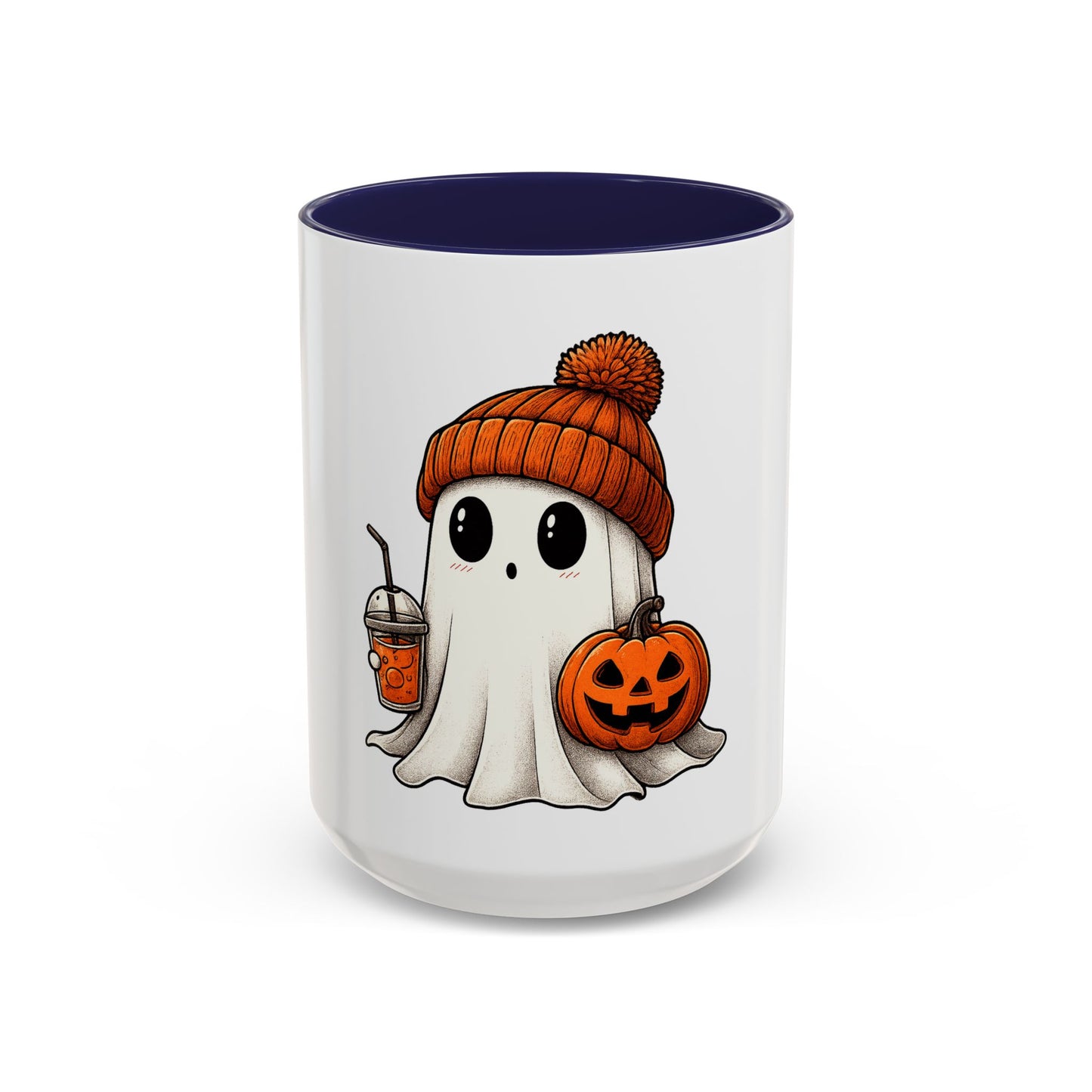 Halloween Ghost Coffee Mug, Funny Mug for Spooky Season, Pumpkin Mug, Gift for Ghost Lovers, Cute Halloween Decor