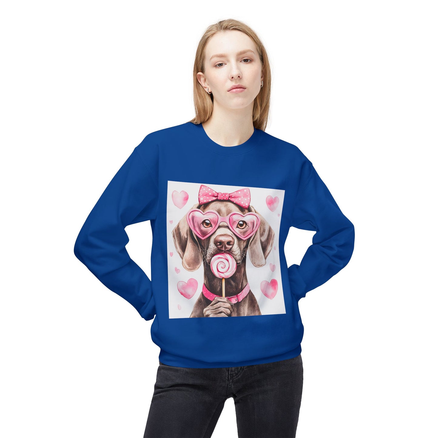 Valentines Unisex Midweight Softstyle Fleece Crewneck Sweatshirt