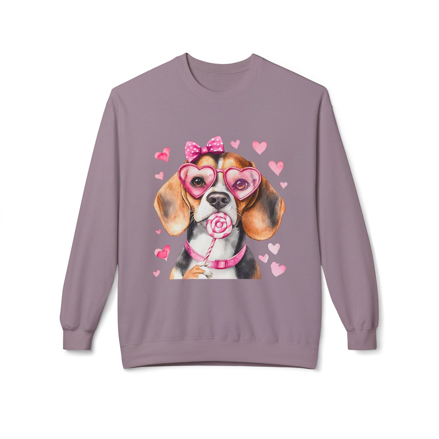 Valentines Unisex Midweight Softstyle Fleece Crewneck Sweatshirt