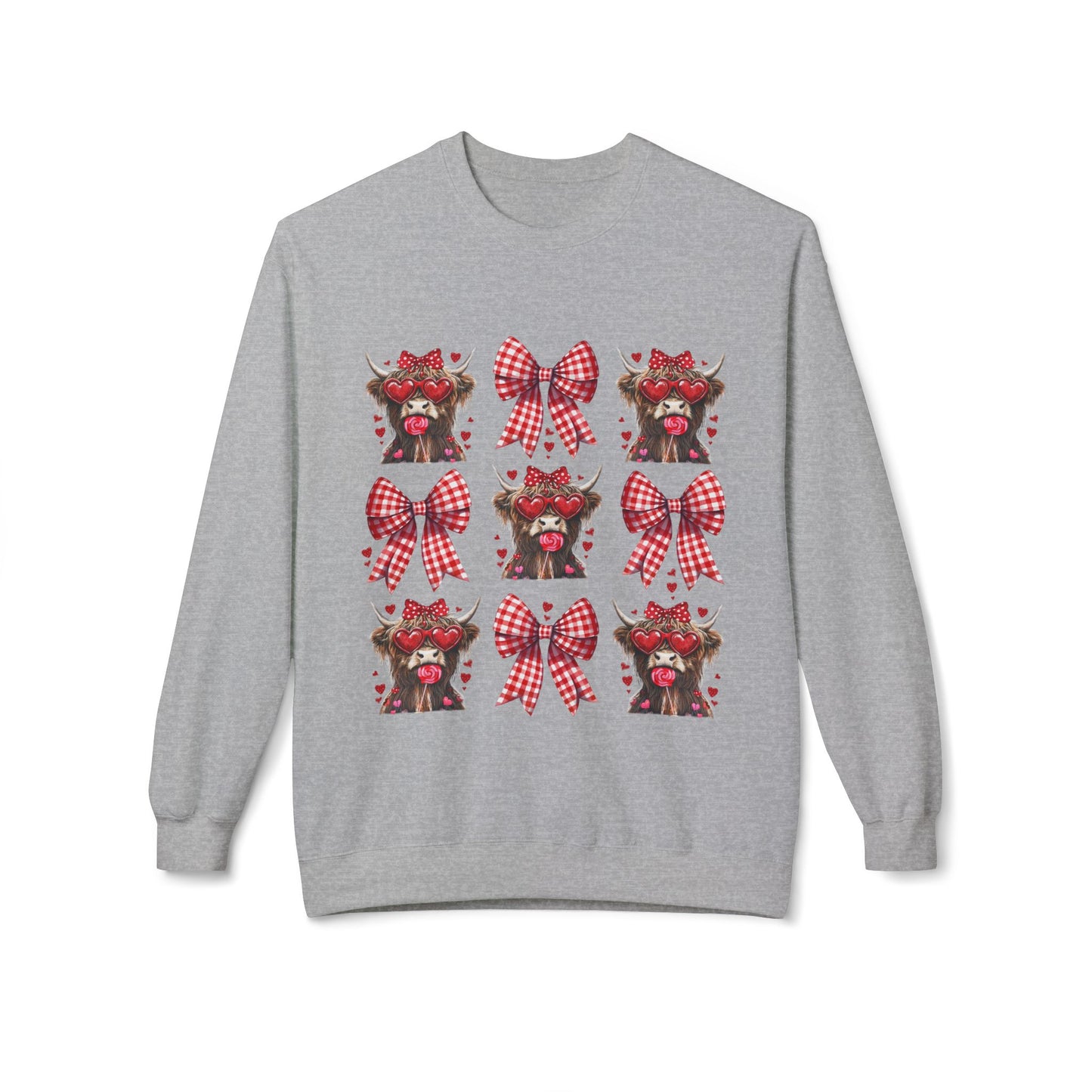Valentines Unisex Midweight Softstyle Fleece Crewneck Sweatshirt