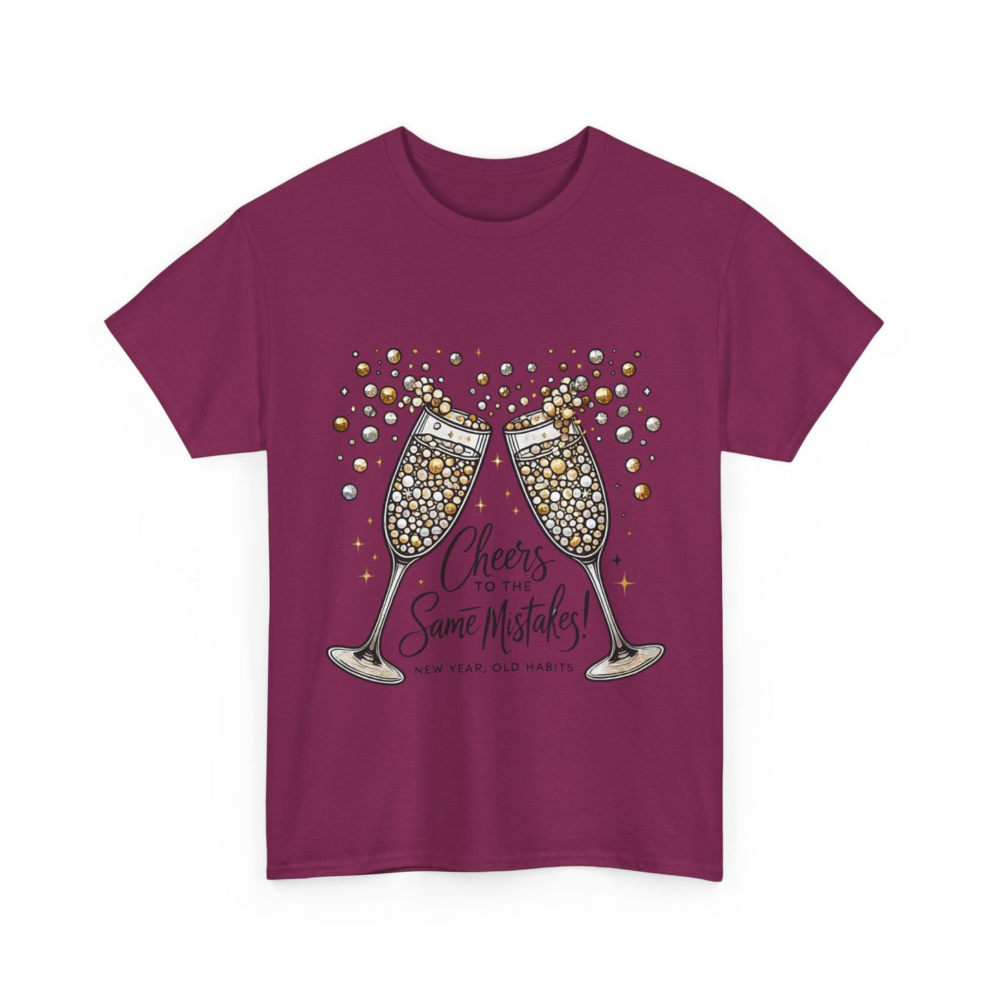 New Year Unisex Heavy Cotton Tee