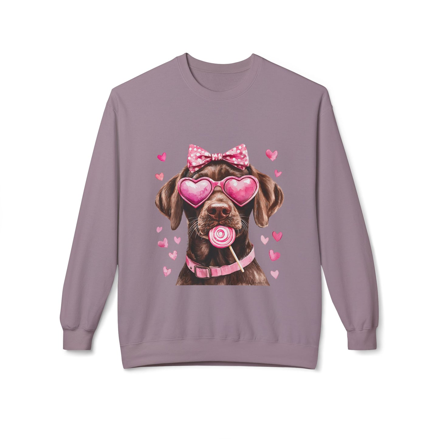 Valentines Unisex Midweight Softstyle Fleece Crewneck Sweatshirt