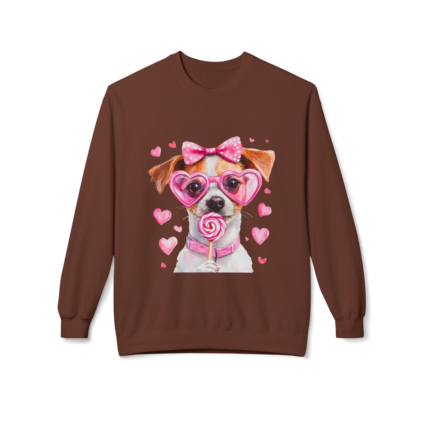 Valentines Unisex Midweight Softstyle Fleece Crewneck Sweatshirt