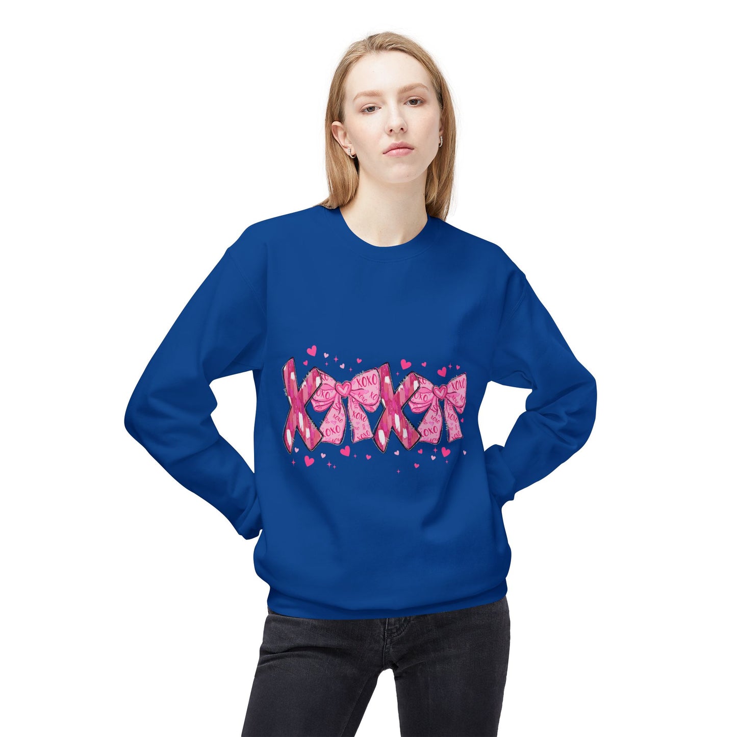Valentines Unisex Midweight Softstyle Fleece Crewneck Sweatshirt