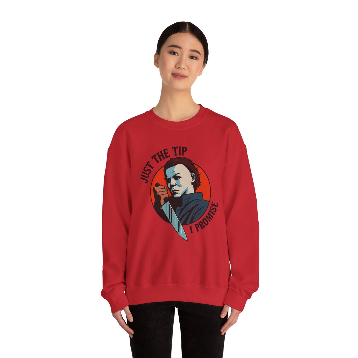 Spooky Humor Crewneck Sweatshirt | Funny Fall Fashion, Halloween Gift, Cozy Sweatshirt, Unisex Apparel, Casual Wear