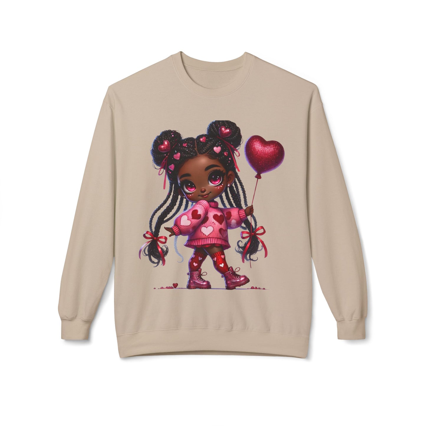 Valentines Unisex Midweight Softstyle Fleece Crewneck Sweatshirt