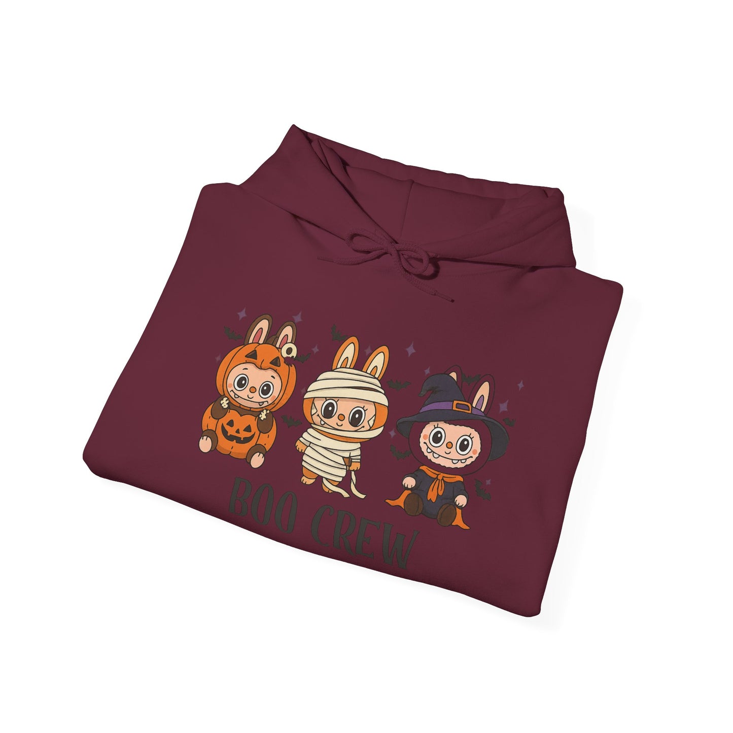 Boo Crew Halloween Unisex Hoodie, Cute Monster Costume, Spooky Vibes, Fall Fashion