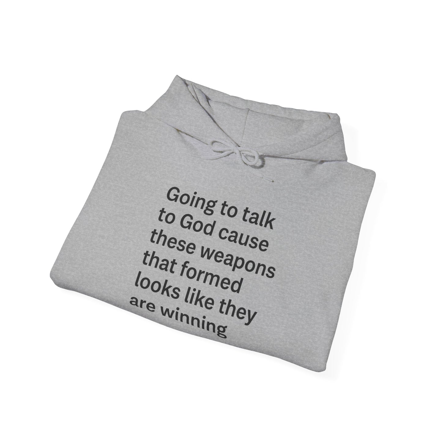 Faith-Inspired Hooded Sweatshirt - Inspirational Gift for Believers, Cozy Casual Wear, Winter Apparel, Church Events, Thoughtful Gifts
