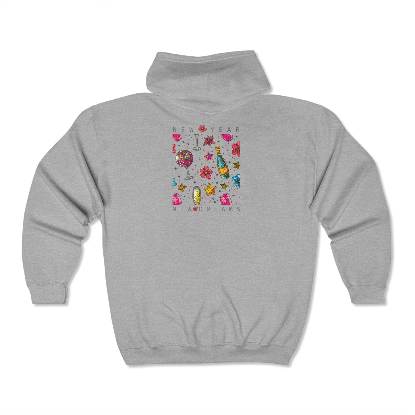 New Year Unisex Heavy Blend™ Full Zip Hooded Sweatshirt
