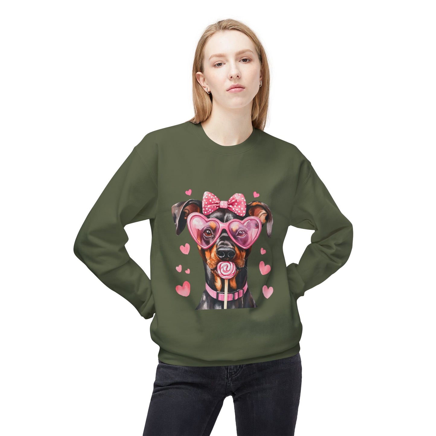 Valentines Unisex Midweight Softstyle Fleece Crewneck Sweatshirt