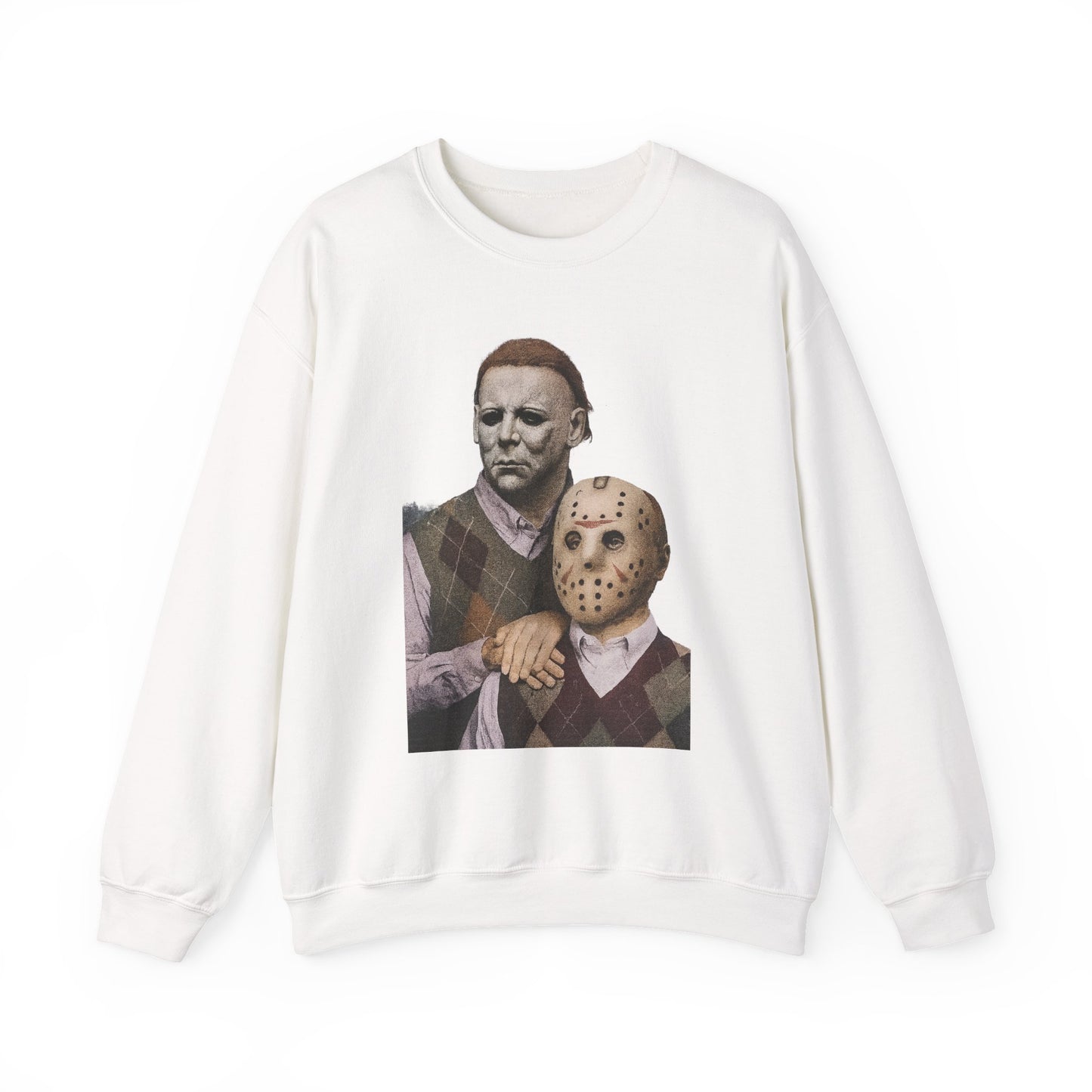 Horror Movie Sweatshirt: Scary Crewneck for Halloween, Cosplay, Horror Fans, Unisex Gift, Cozy Pullover
