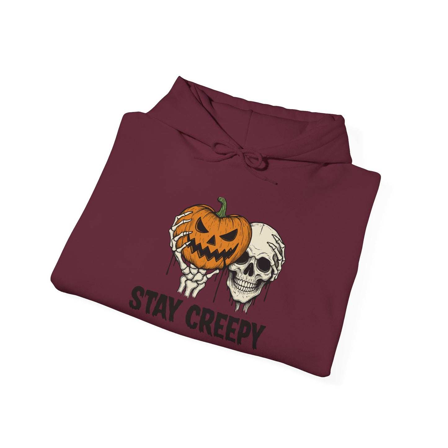 Unisex Creepy Hooded Hoodie | Halloween Hoodie, Fall Apparel, Spooky Gift, Cozy Hoodie for Autumn Celebrations