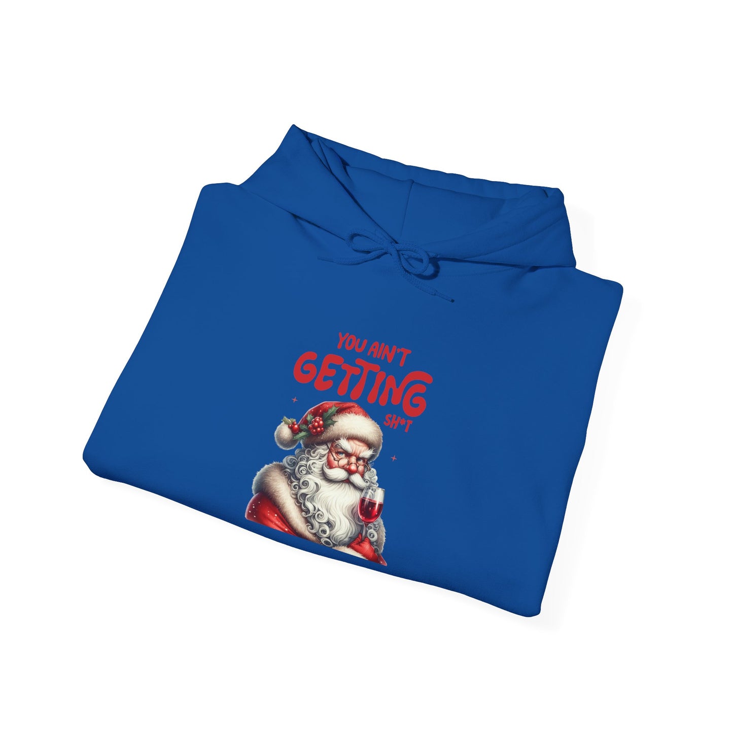 Santa Humor Sweatshirt, Holiday Gift, Funny Christmas Hoodie, Unisex Cozy Apparel, Winter Style, Christmas Apparel