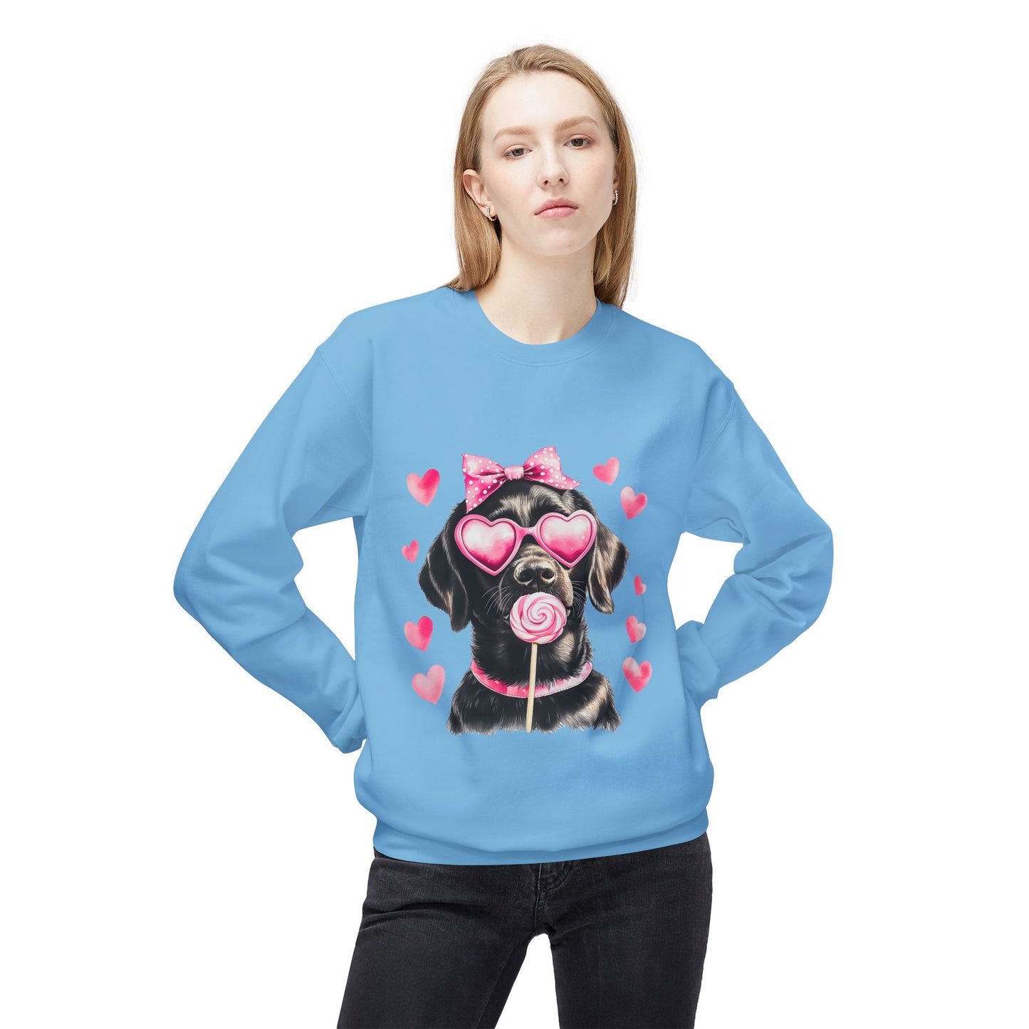 Valentines Unisex Midweight Softstyle Fleece Crewneck Sweatshirt