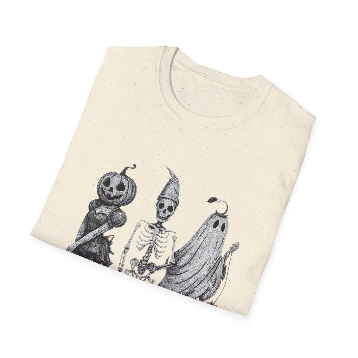 Halloween Graphic Tee, Unisex Softstyle T-Shirt, Spooky Season Shirt, Fall Fashion, Halloween Costume Top