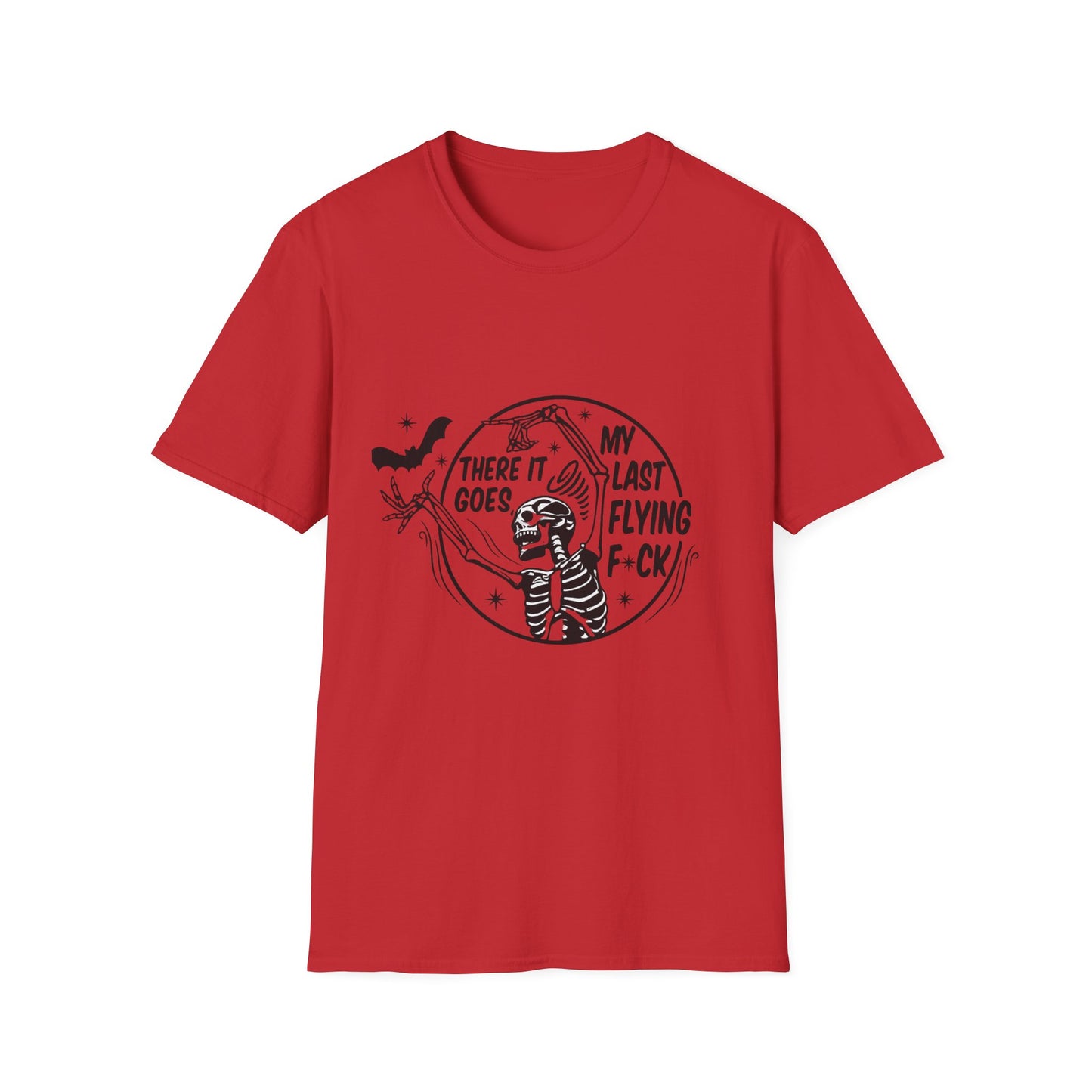 Funny Graphic Tee, There It Goes My Last Flying F*ck Shirt, Casual Wear, Gift for Friends, Relaxed Style, Humor Apparel