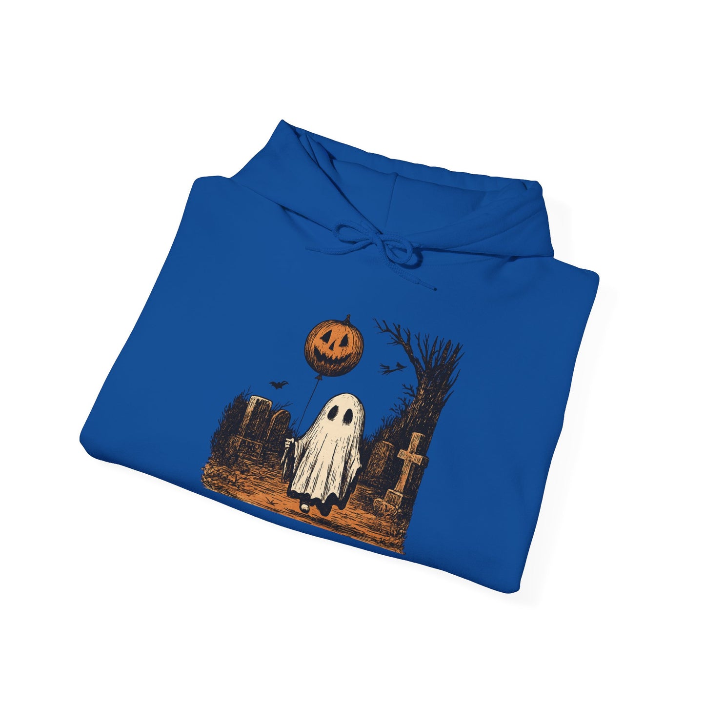 Halloween Ghost Hoodie, Cozy Unisex Hoodie, Spooky Season Apparel, Fall Fashion, Trick or Treat Gift