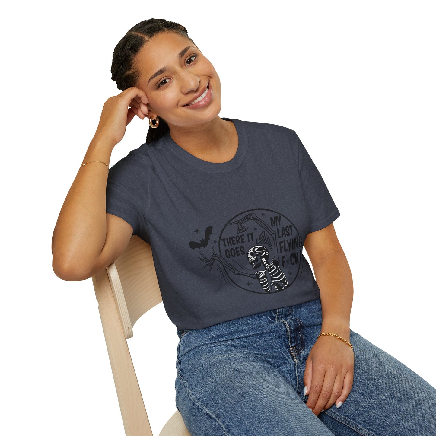 Funny Graphic Tee, There It Goes My Last Flying F*ck Shirt, Casual Wear, Gift for Friends, Relaxed Style, Humor Apparel