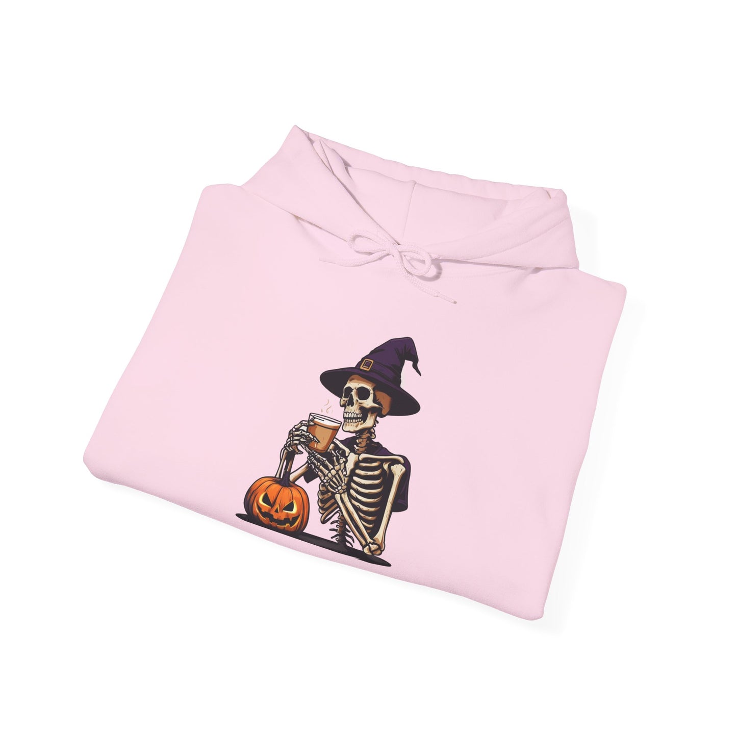 Halloween Skeleton Hoodie, Unisex Fall Sweatshirt, Spooky Season Apparel, Cozy Costume Alternative, Halloween Gift for Him/Her