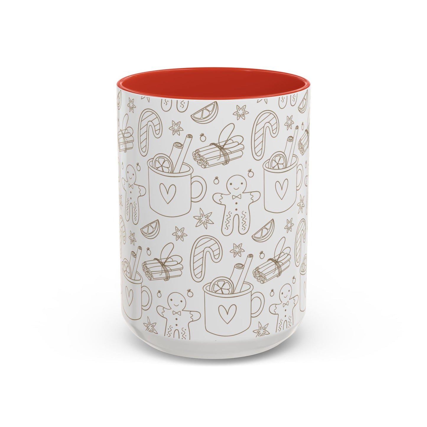 Christmas Accent Coffee Mug (11, 15oz)