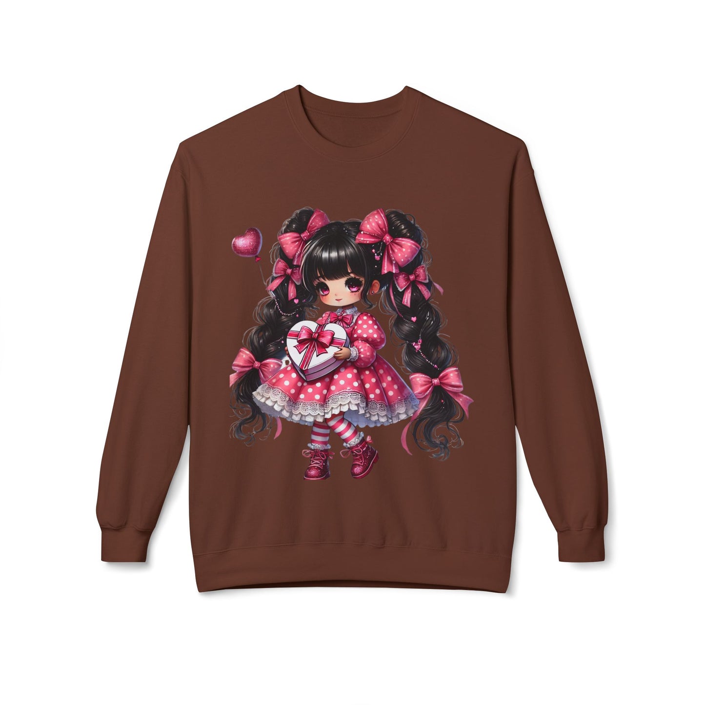 Valentines Unisex Midweight Softstyle Fleece Crewneck Sweatshirt