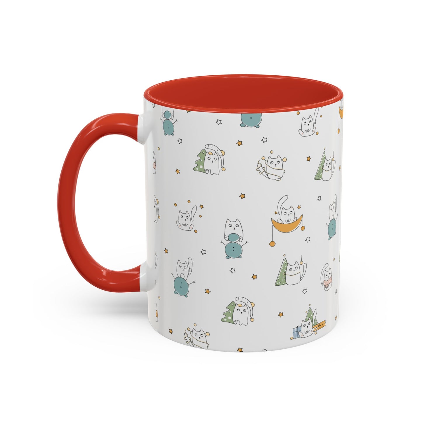 Christmas Accent Coffee Mug (11, 15oz)