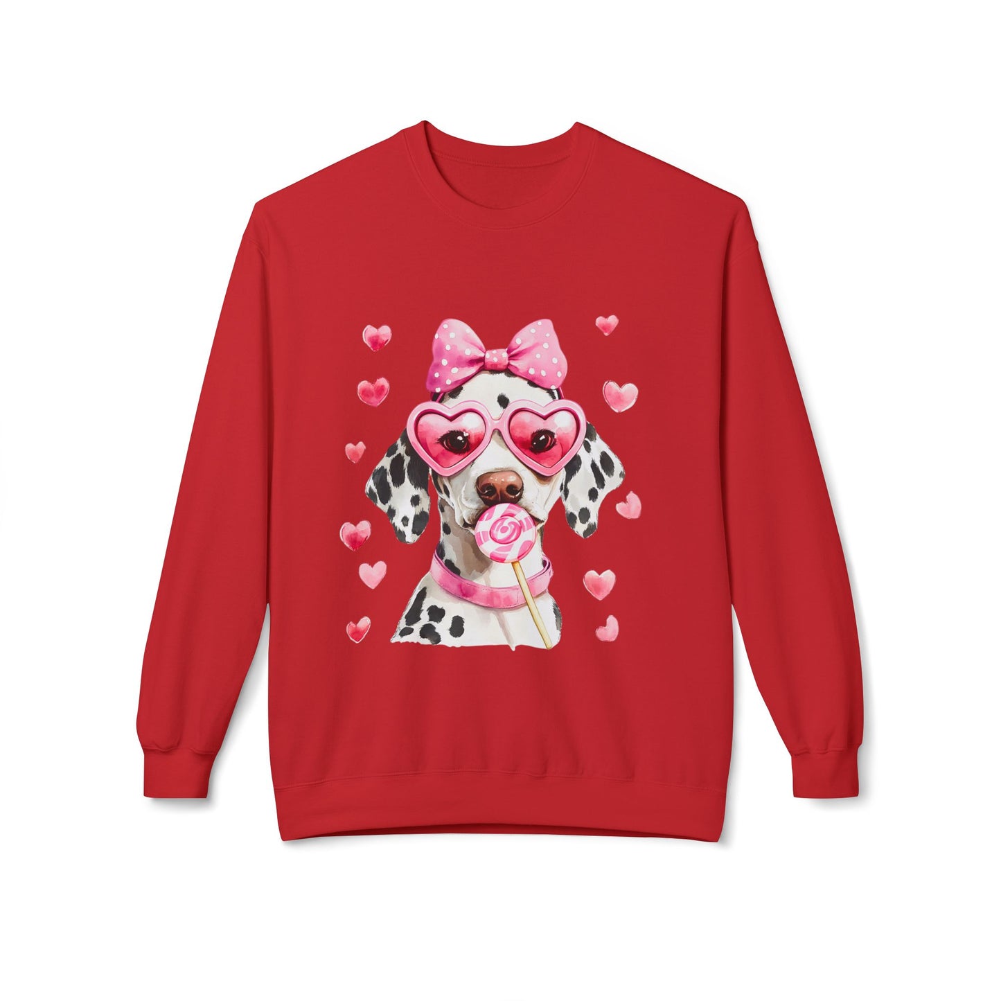 Valentines Unisex Midweight Softstyle Fleece Crewneck Sweatshirt