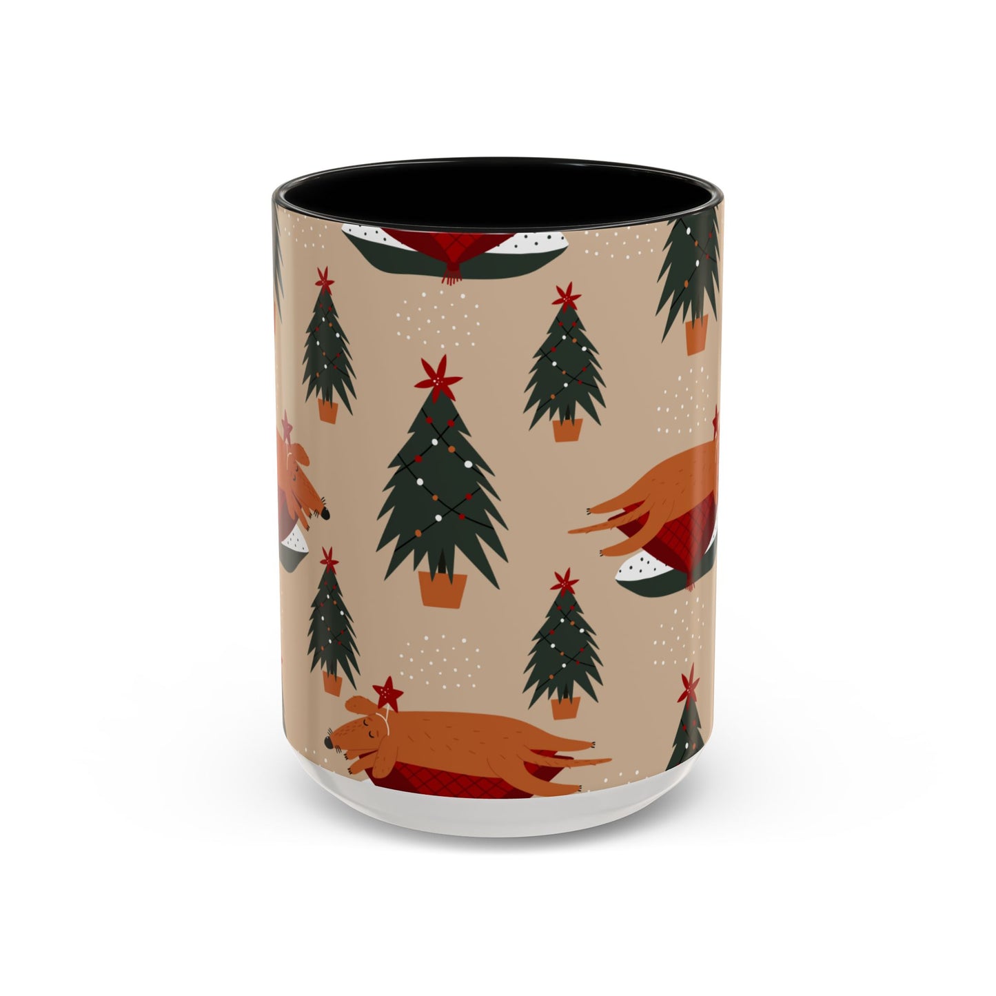 Christmas Accent Coffee Mug (11, 15oz)