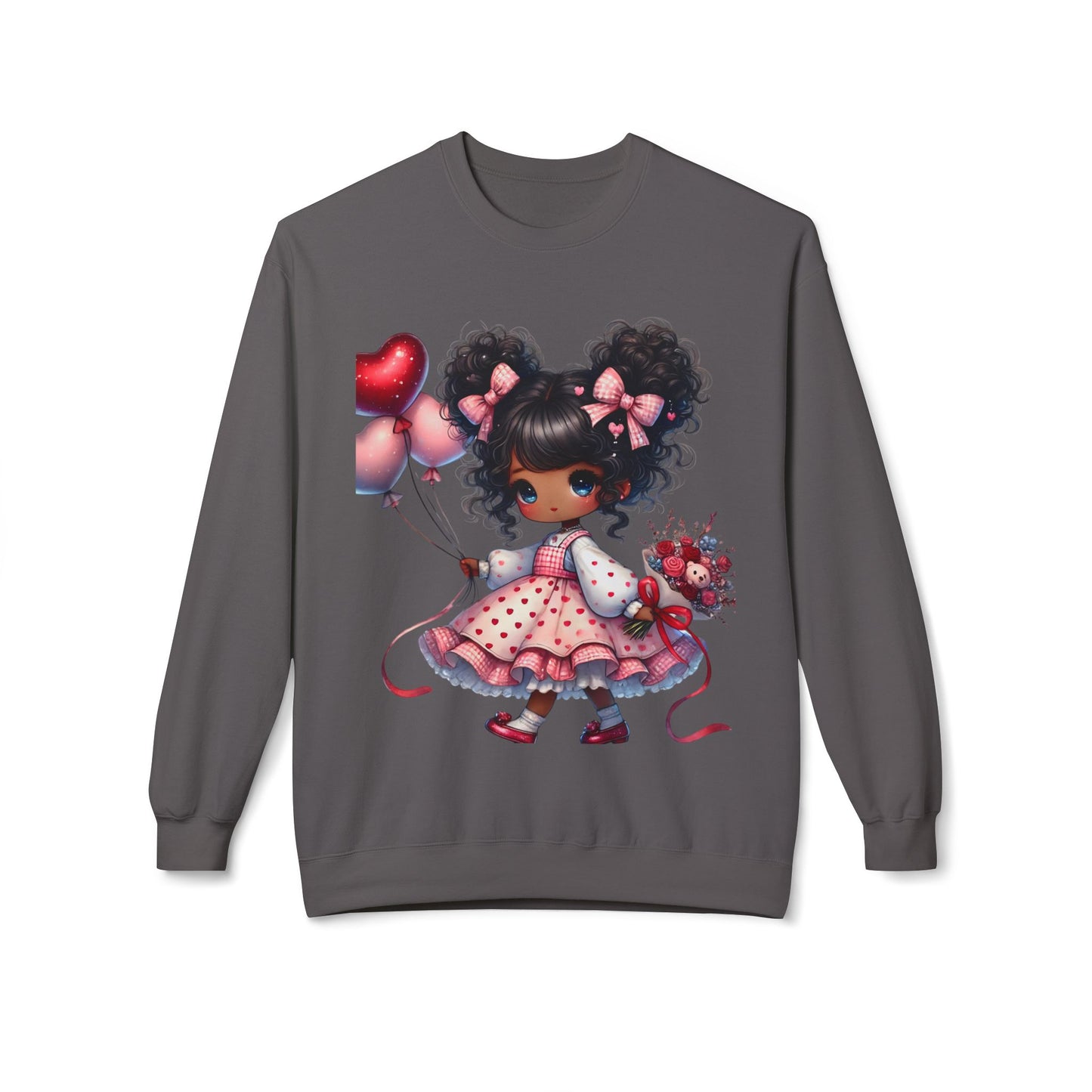 Valentines Unisex Midweight Softstyle Fleece Crewneck Sweatshirt
