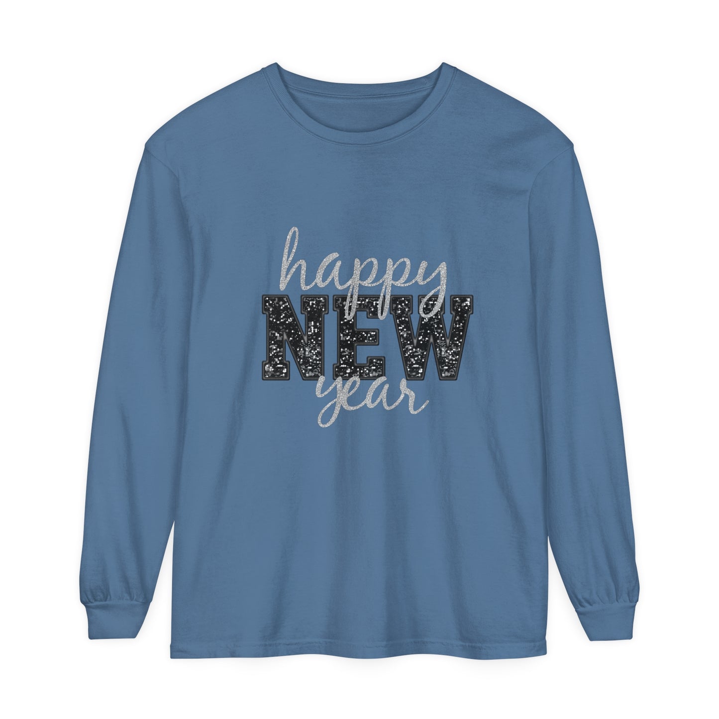 New Year Unisex Garment-dyed Long Sleeve T-Shirt