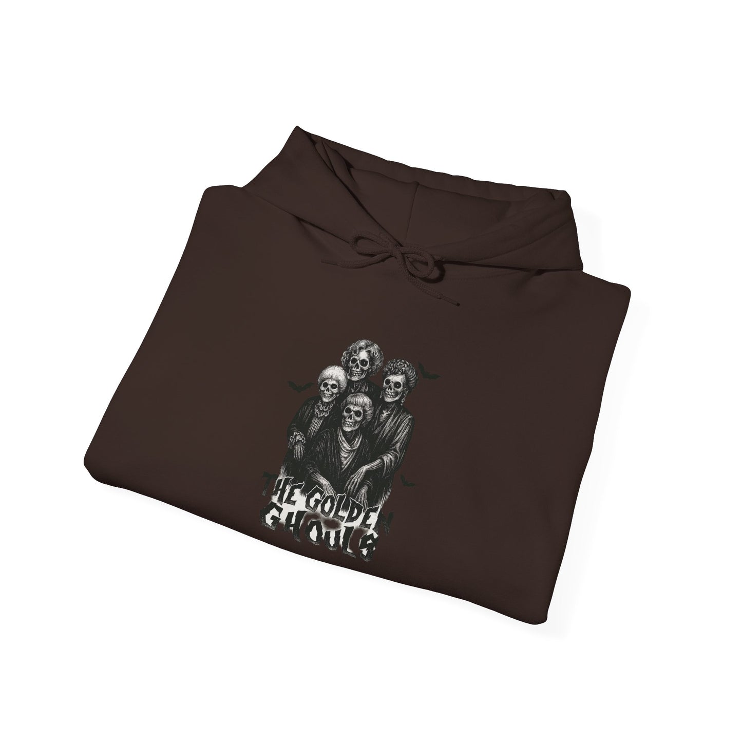 Golden Ghouls Hoodie | Spooktacular Hoodie for Halloween, Cozy Unisex Pullover, Perfect Gift for Ghost Lovers, Fall Apparel