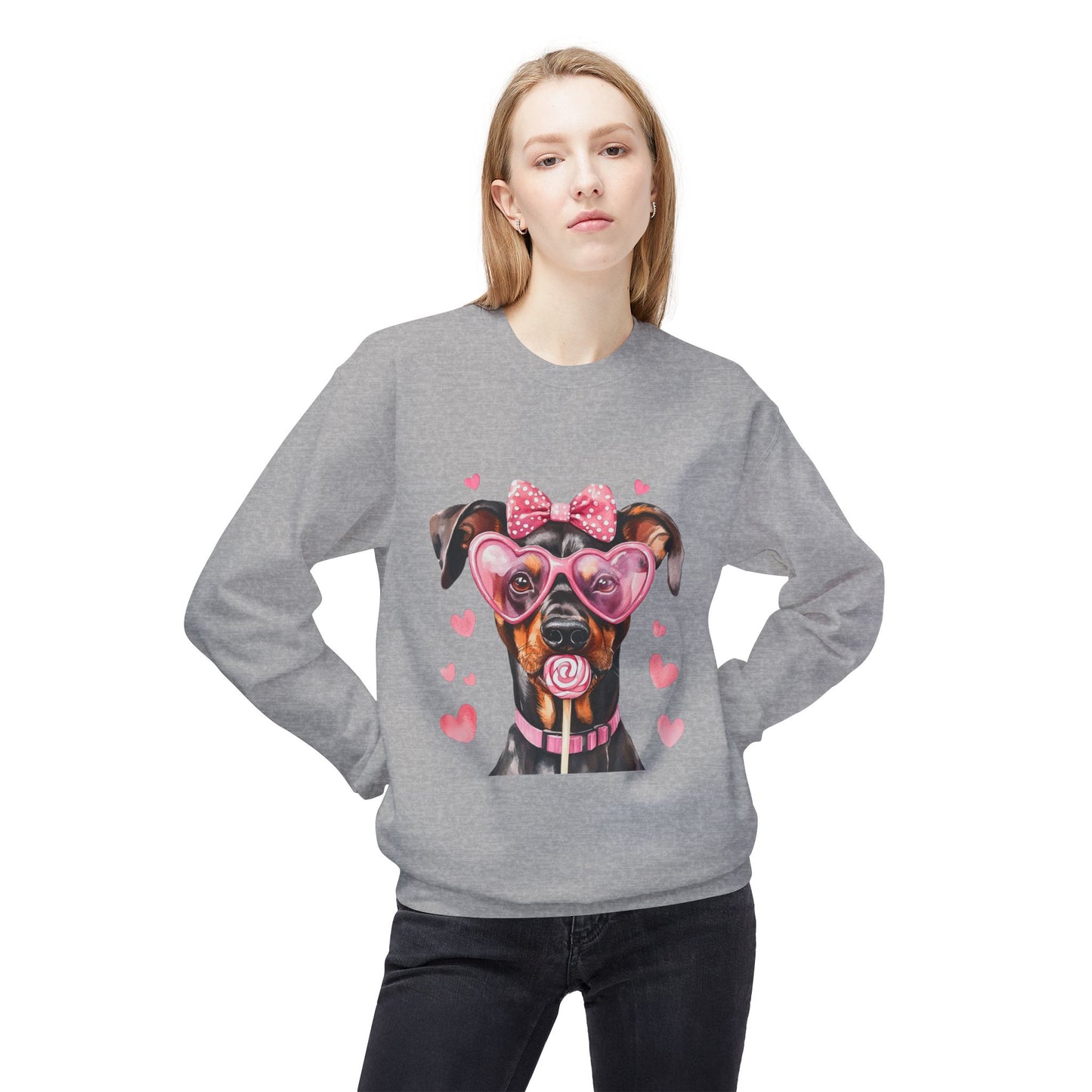 Valentines Unisex Midweight Softstyle Fleece Crewneck Sweatshirt