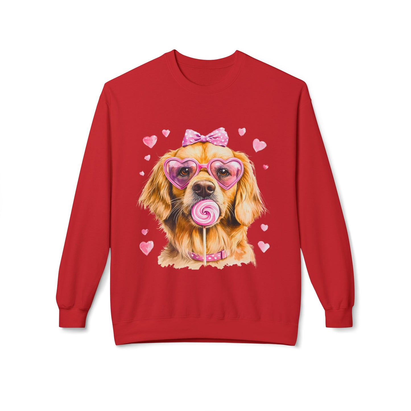 Valentines Unisex Midweight Softstyle Fleece Crewneck Sweatshirt